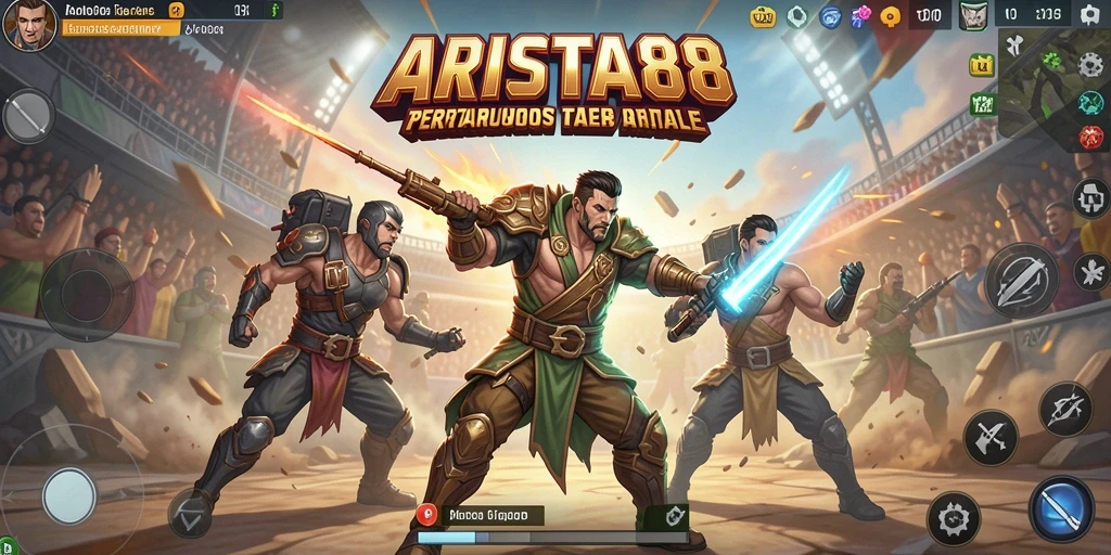 Gameplay seru ARISTA88 dalam pertempuran Battle Royale.