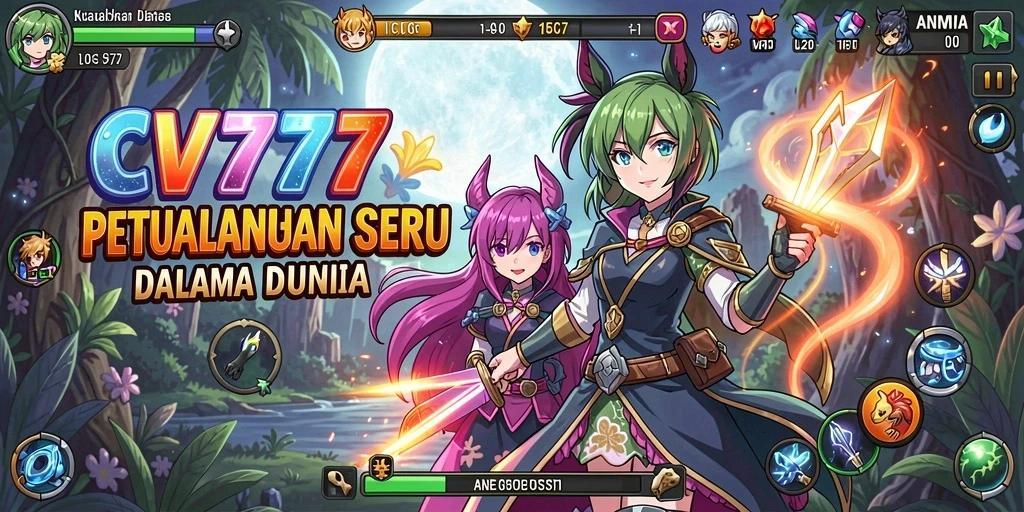 Tampilan menakjubkan dari karakter dan aksi gameplay <strong>CV777</strong> di dunia anime.
