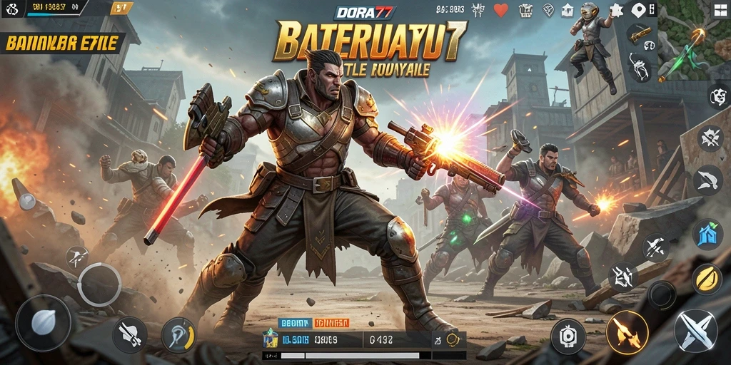 Gameplay mendebarkan dalam DORA77 dengan pertarungan intens.