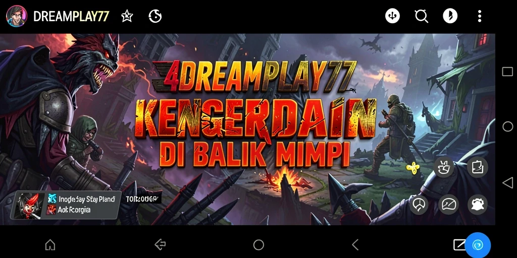 Tampilan gameplay menegangkan di dunia mimpi menyeramkan.