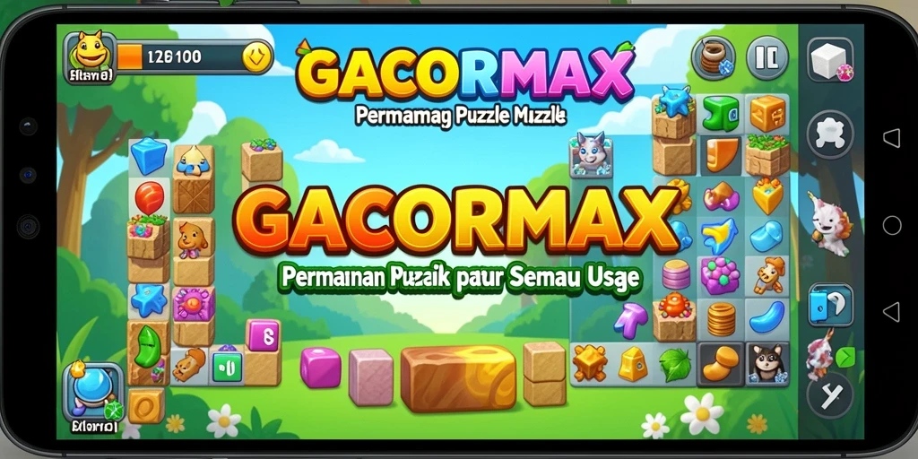 Tampilan menarik dari gameplay GACORMAX dengan berbagai teka-teki menantang.