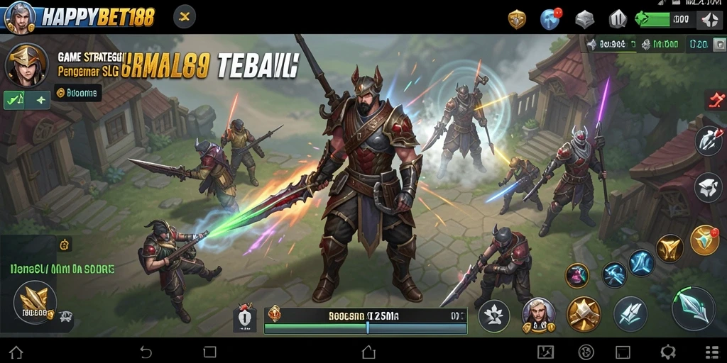 Tampilan menarik dari gameplay SLG di HAPPYBET188.