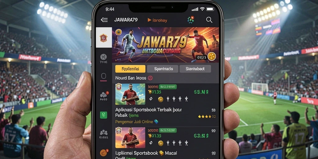 Tampilan gameplay menampilkan taruhan olahraga yang menarik di JAWARA79.