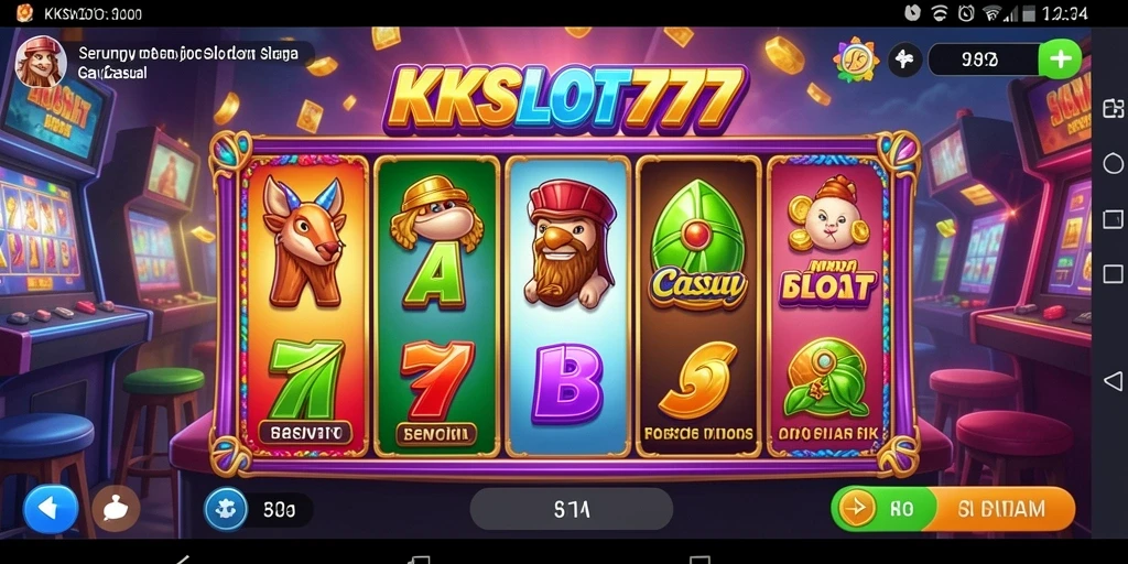 Tampilan gameplay KKSLOT777 yang menarik dan menghibur.