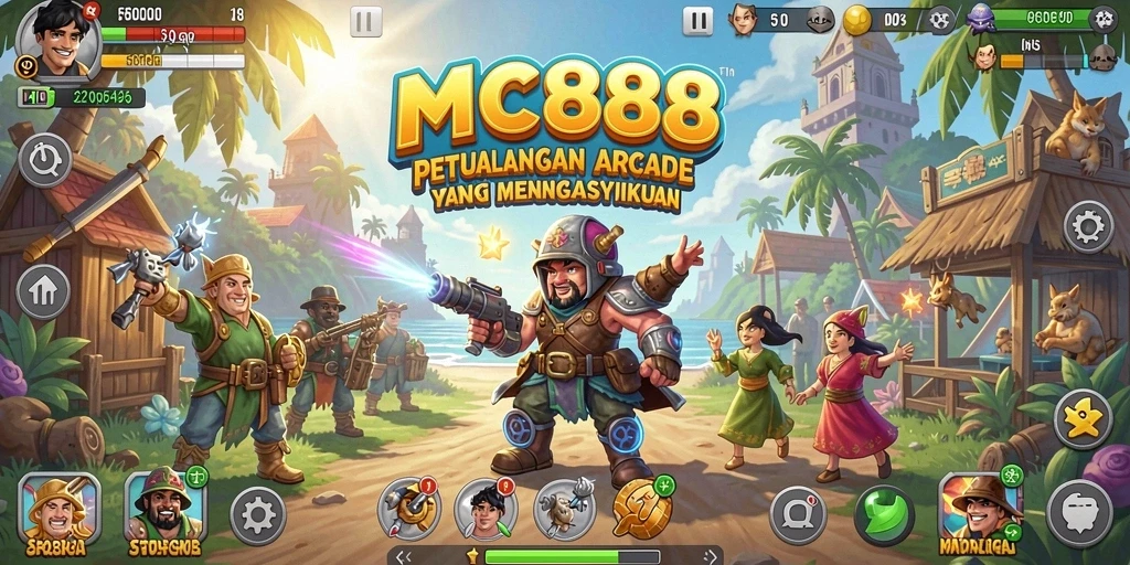 Screenshot MC888 menampilkan gameplay dinamis dan grafis yang memukau.