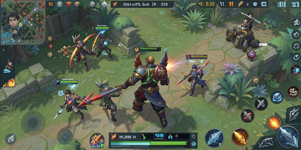 Tampilan gameplay seru dan mendebarkan dari MLBB8.