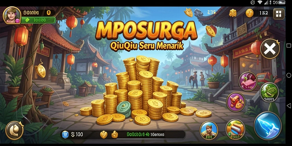 Tampilan menakjubkan gameplay QiuQiu MPOSURGA.