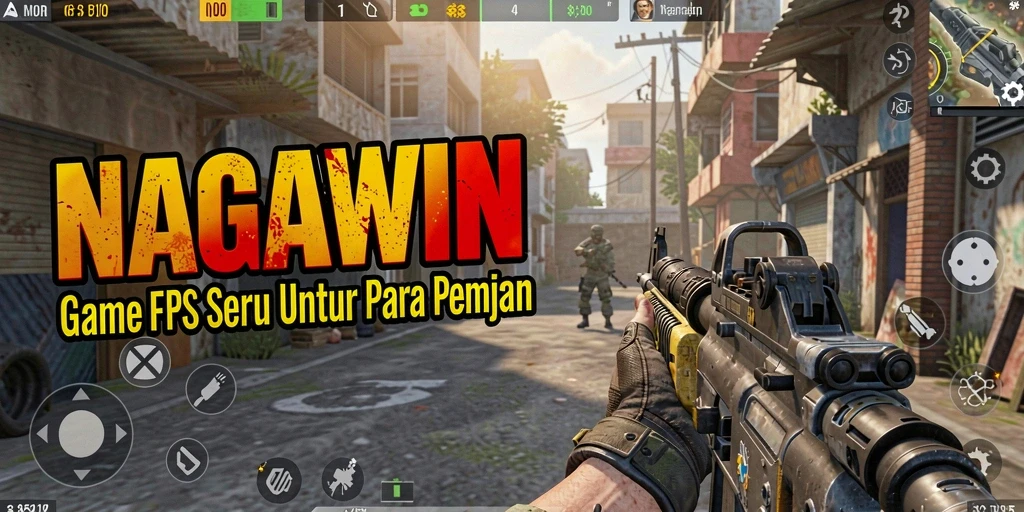 Screenshot gameplay menunjukkan aksi mendebarkan di NAGAWIN.