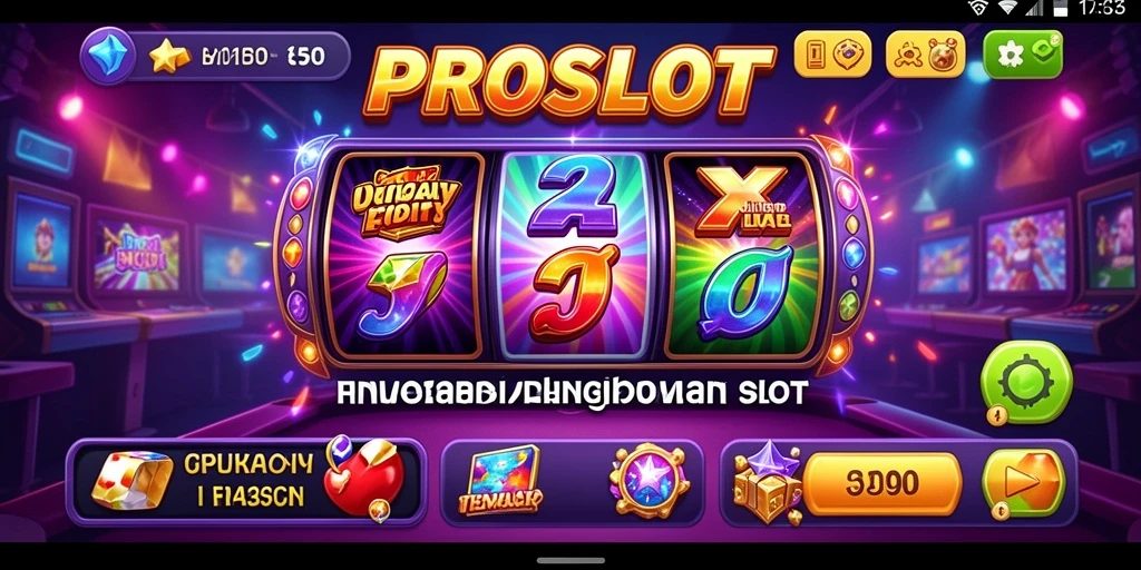 Tampilan antarmuka PROSLOT yang user-friendly saat digunakan.