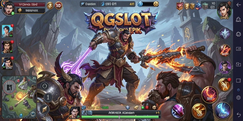 Tampilan gameplay ARPG yang mendebarkan dan penuh aksi.