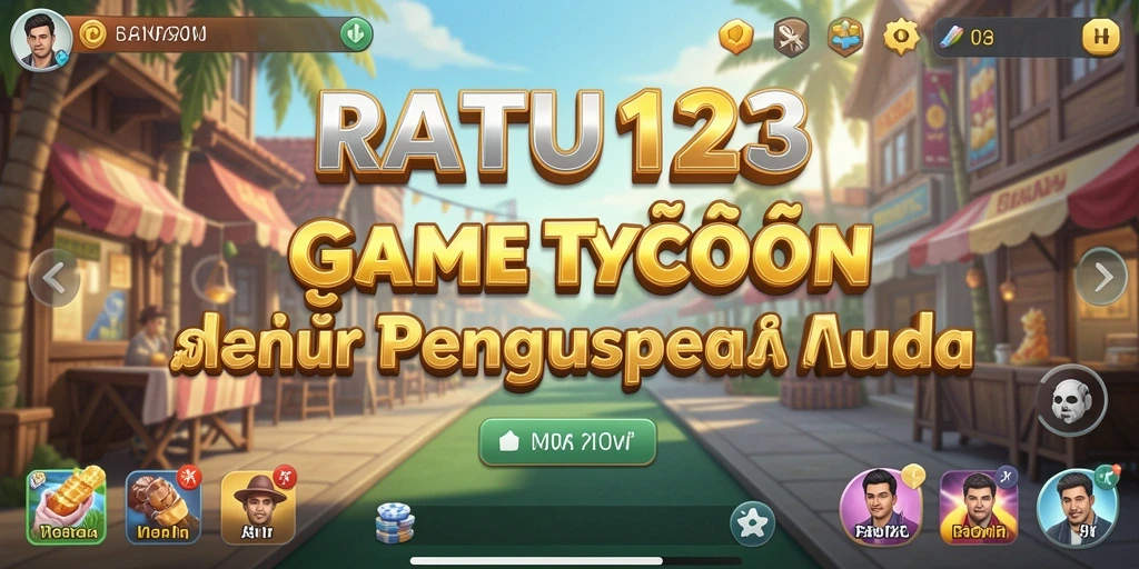 Tampilan gameplay menegangkan dalam mengelola bisnis Tycoon.