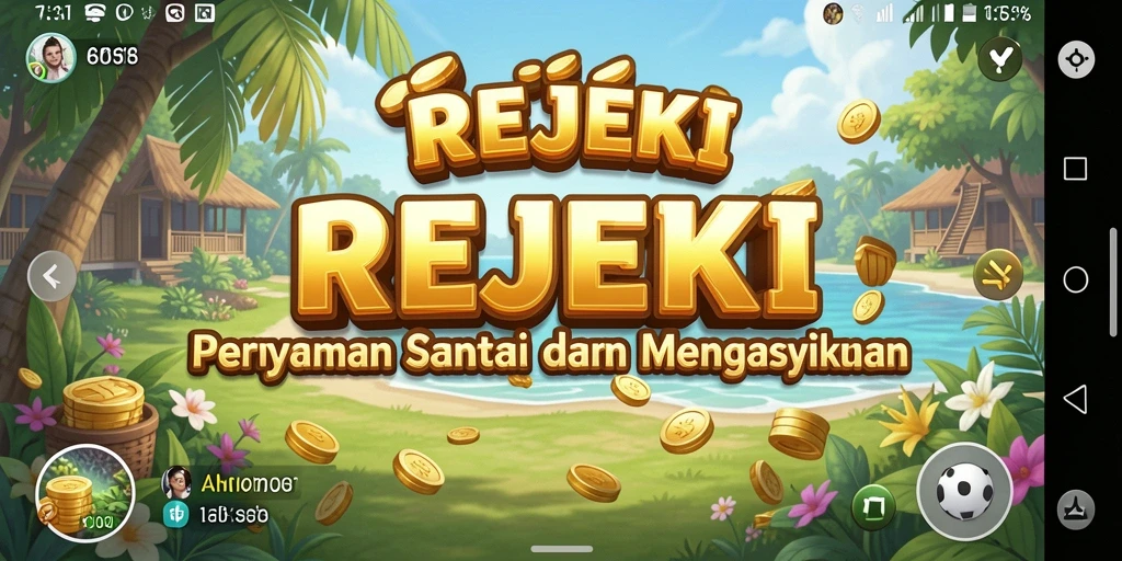 Tangkapan layar gameplay menarik dari REJEKI yang menunjukkan keseruan bermain.