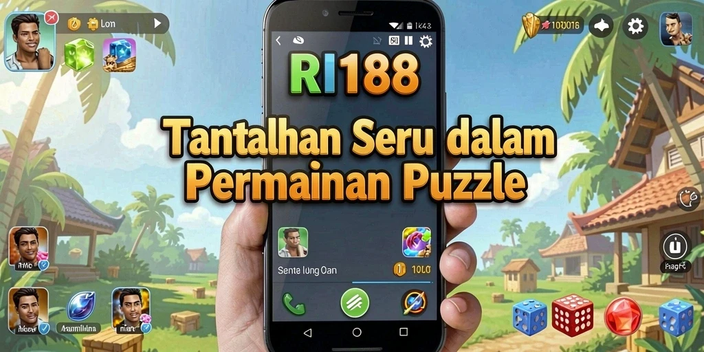 Screenshot gameplay RI188 menampilkan tantangan puzzle yang menarik.