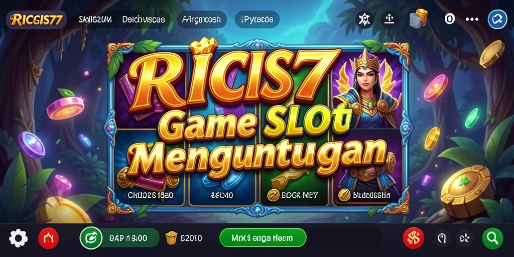 Tampilan gameplay RICIS77 yang menarik dan penuh warna.