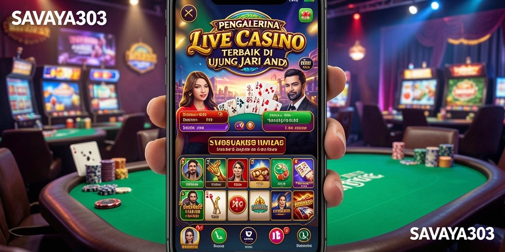 Gameplay Live Casino yang menarik dan mendebarkan di SAVAYA303.