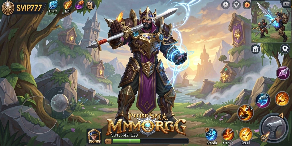 Tampilan gameplay SVIP777 yang penuh tantangan dan petualangan di dunia MMORPG.