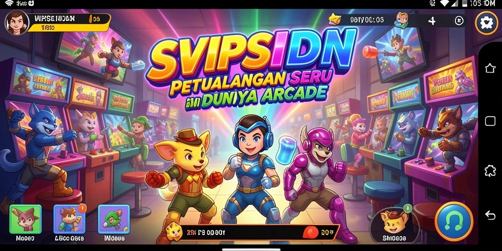 Tampilan gameplay seru dalam SVIPSIDN yang penuh dengan aksi.