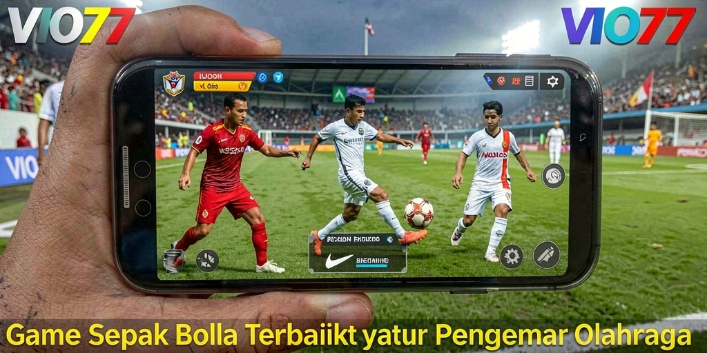 Tangkapan layar VIO77 menampilkan pertandingan sepak bola yang intens dan mendebarkan.