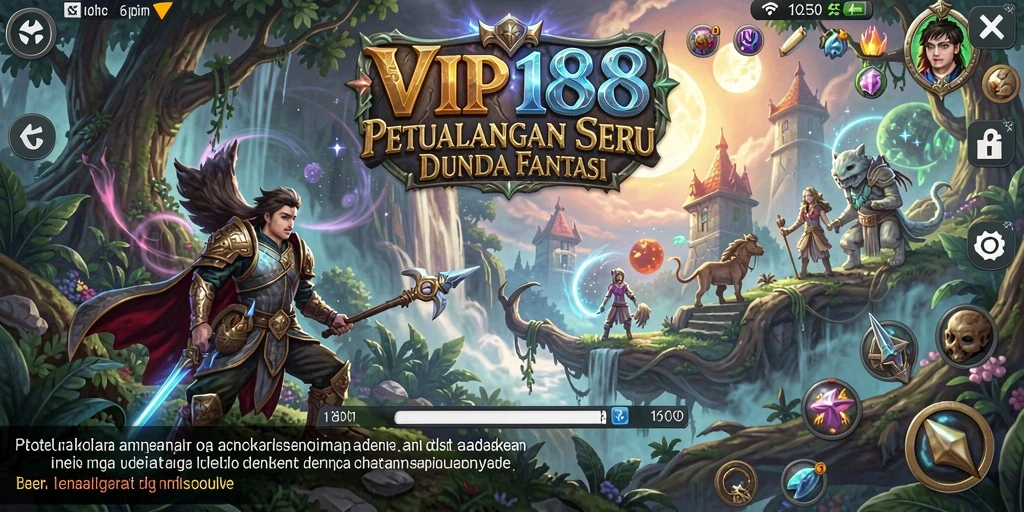 Tampilan gameplay menakjubkan di dunia petualangan VIP188.